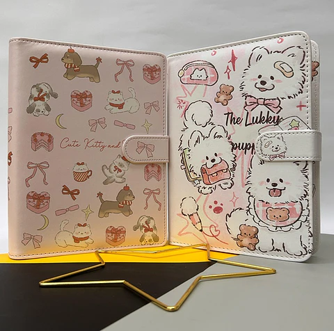 BINDER A5 "KITTY AND PUPPY"