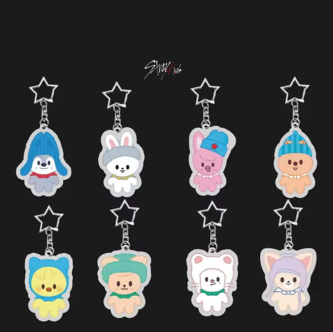 LLAVERO ACRILICO SKZOO "5CLOCK"