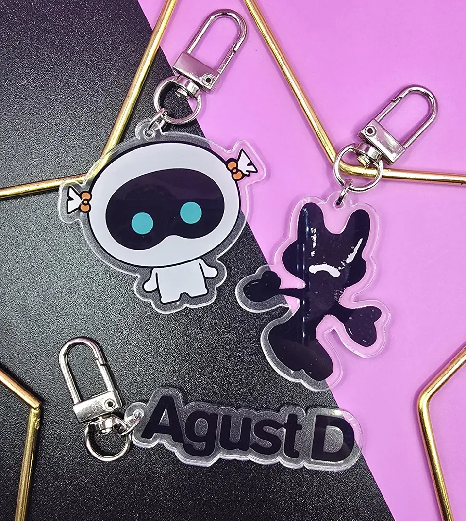 LLAVERO ACRILICO BTS SOLISTAS  1