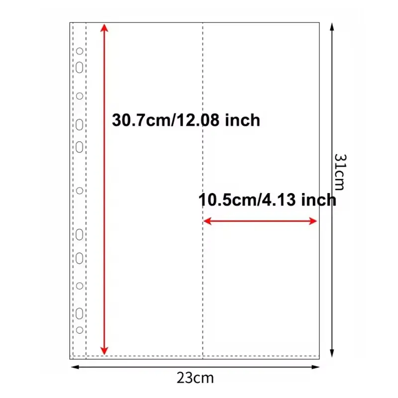 HOJAS BINDER TAMAÑO A4 VARIEDADES  6
