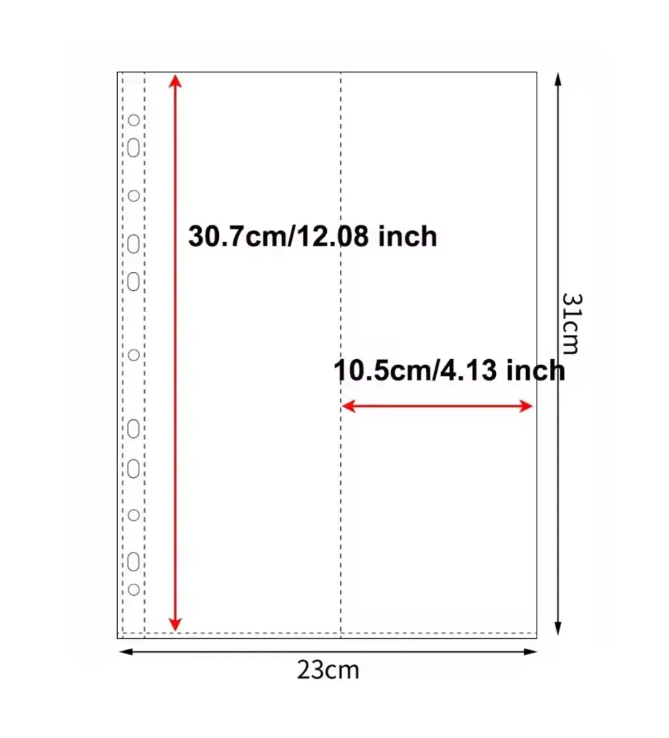 HOJAS BINDER TAMAÑO A4 VARIEDADES  6