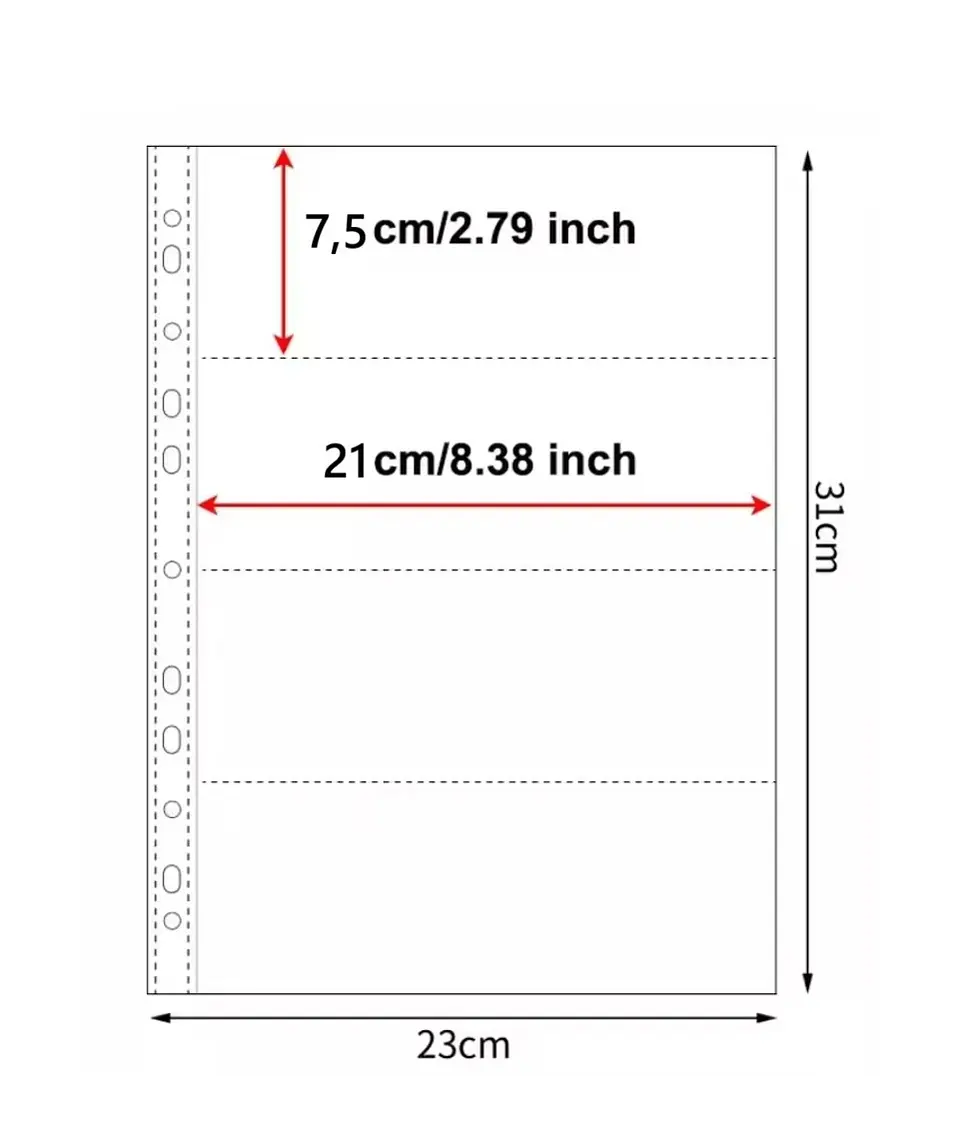 HOJAS BINDER TAMAÑO A4 VARIEDADES  8