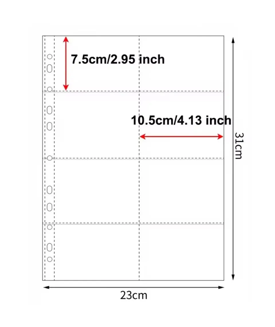 HOJAS BINDER TAMAÑO A4 VARIEDADES  10