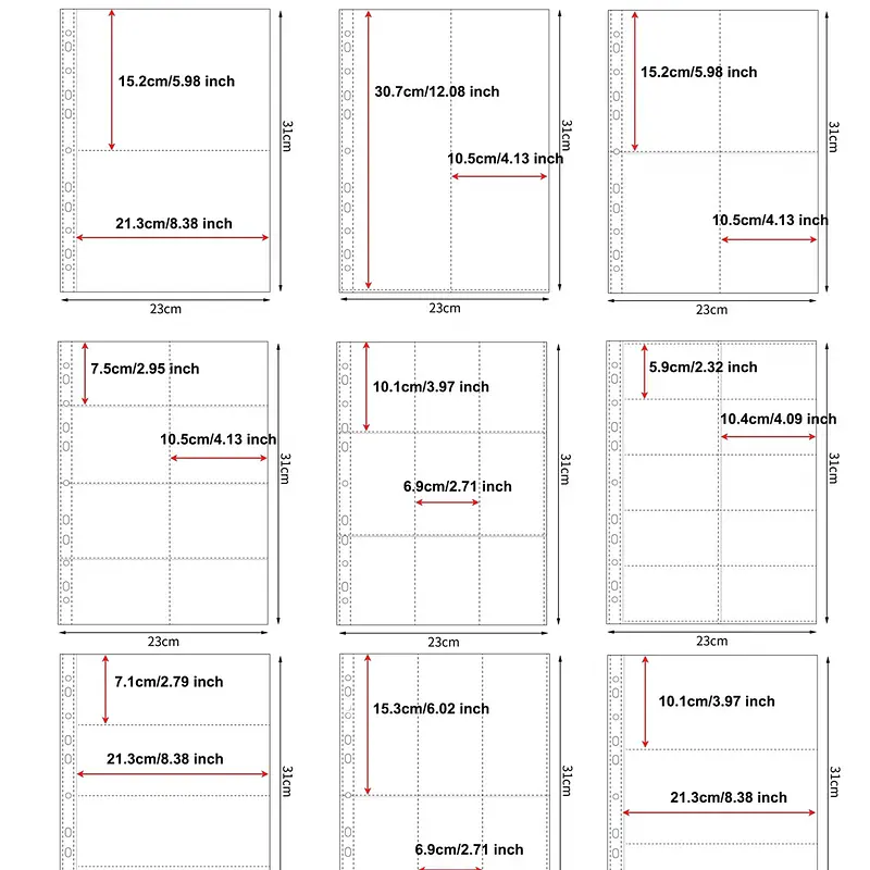 HOJAS BINDER TAMAÑO A4 VARIEDADES  1