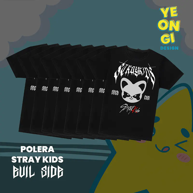 POLERA STRAY KIDS - EVIL SIDE 1