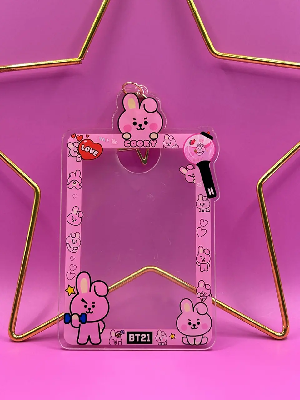 CARD HOLDER  BT21 ACRILICO 2