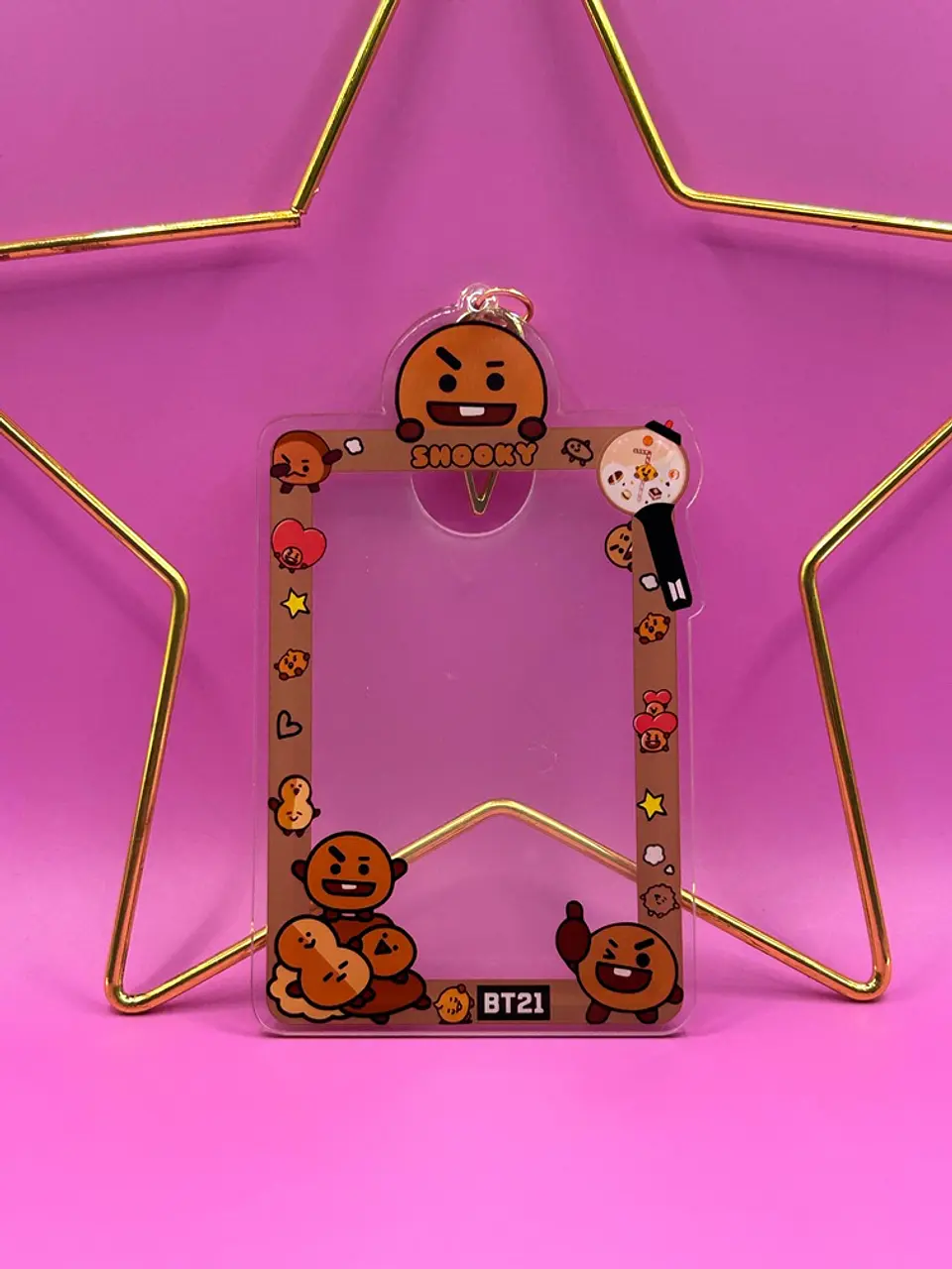CARD HOLDER  BT21 ACRILICO 3