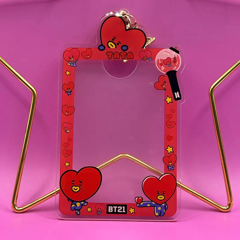 CARD HOLDER  BT21 ACRILICO 4