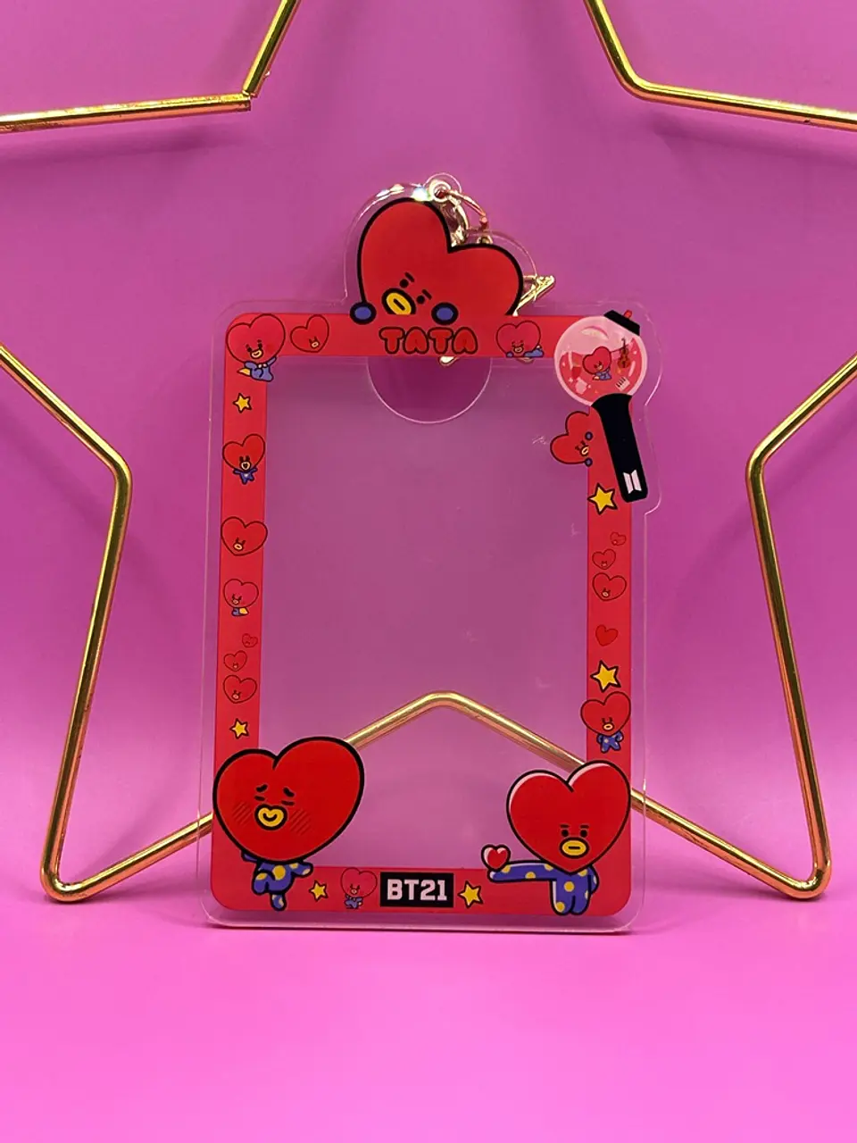 CARD HOLDER  BT21 ACRILICO 4