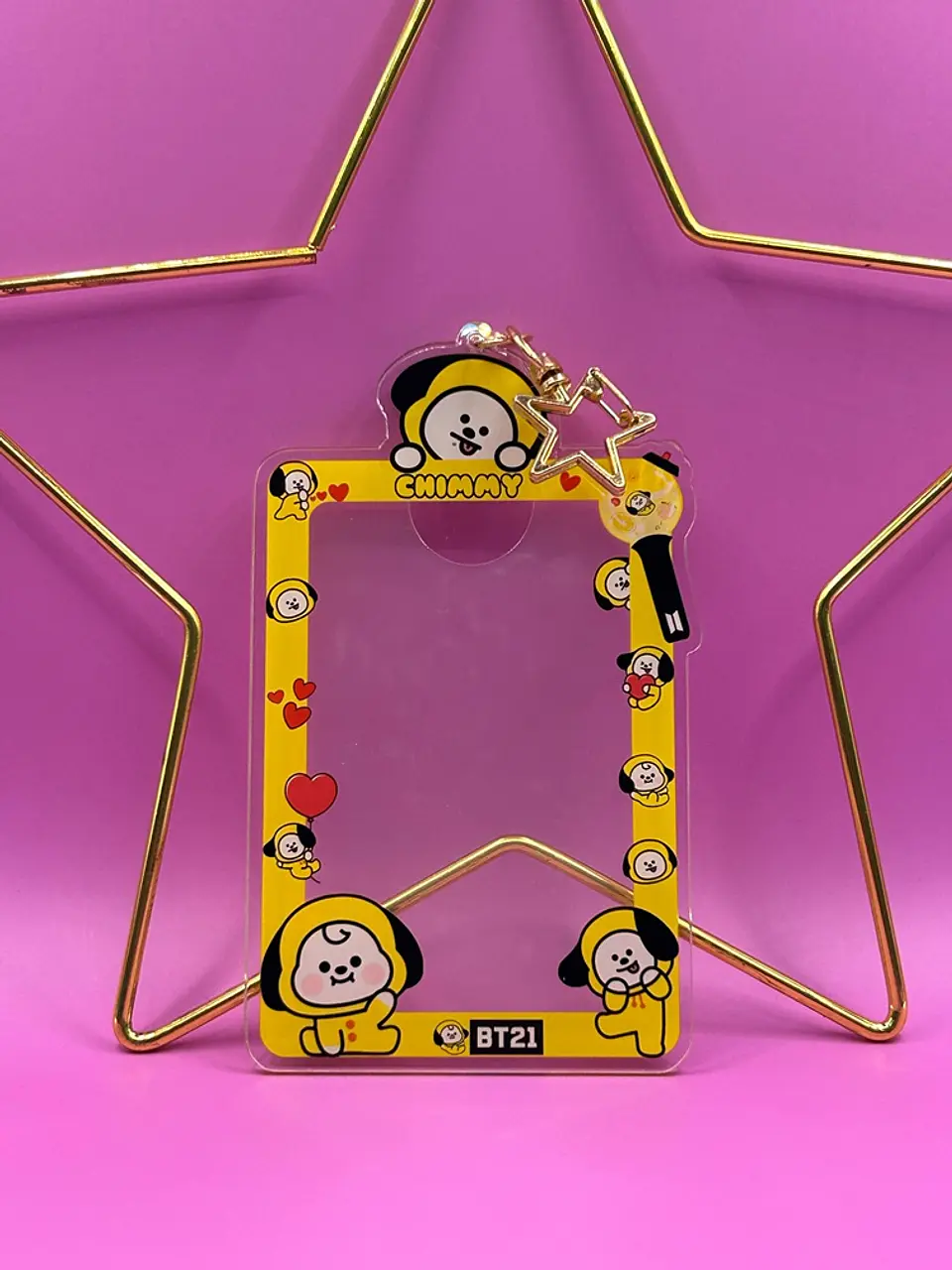 CARD HOLDER  BT21 ACRILICO 5