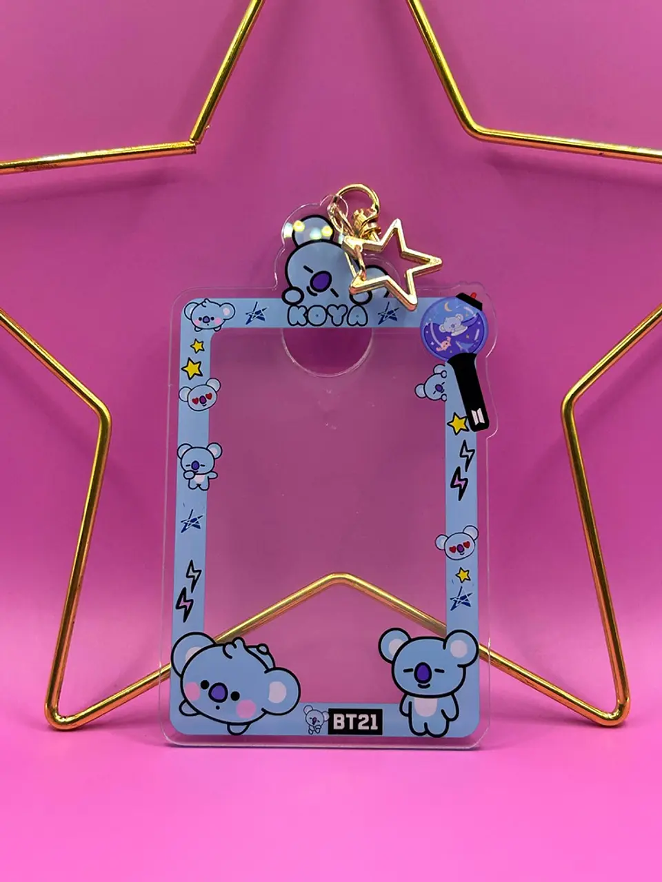 CARD HOLDER  BT21 ACRILICO 7