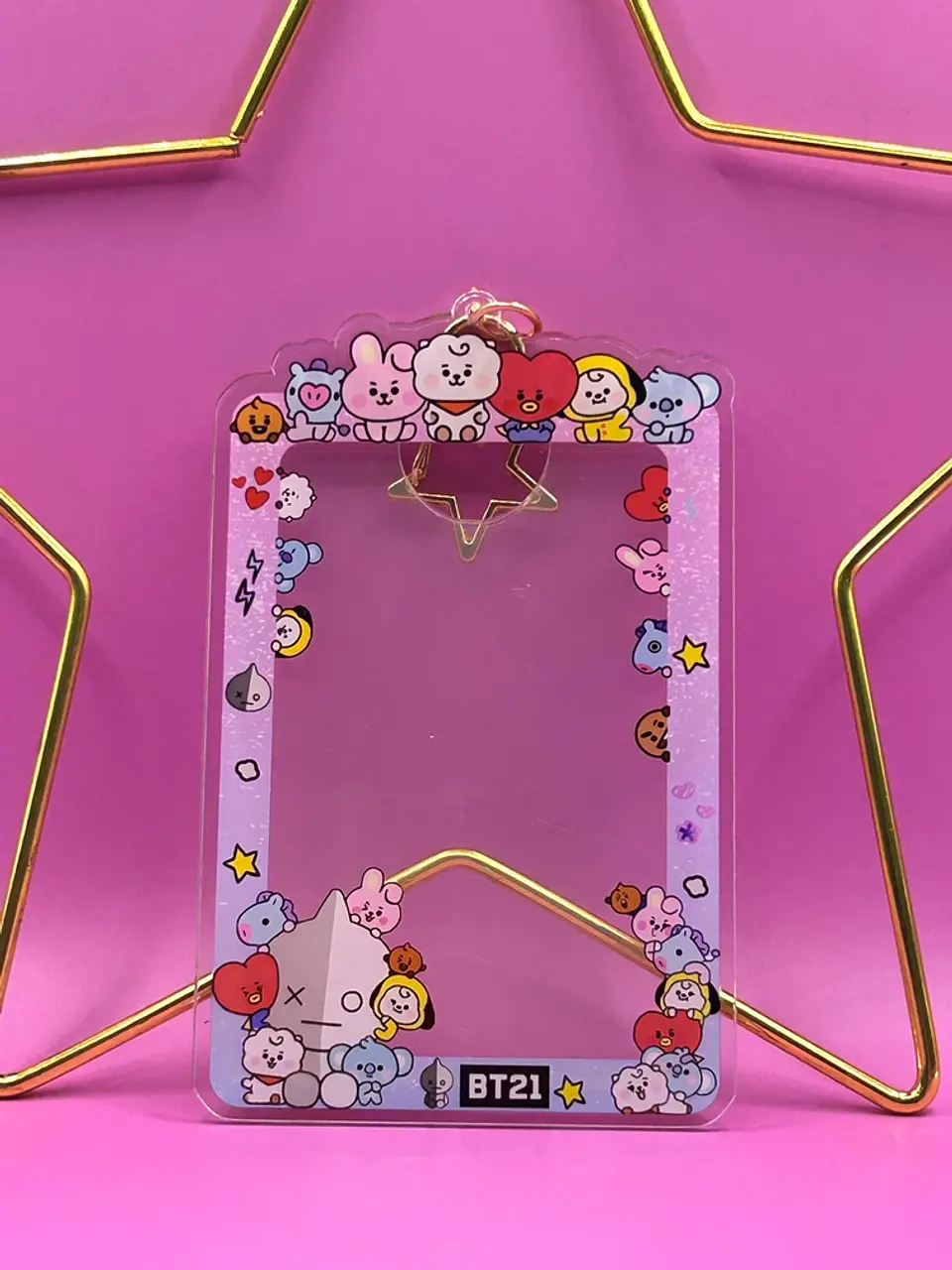 CARD HOLDER  BT21 ACRILICO 8
