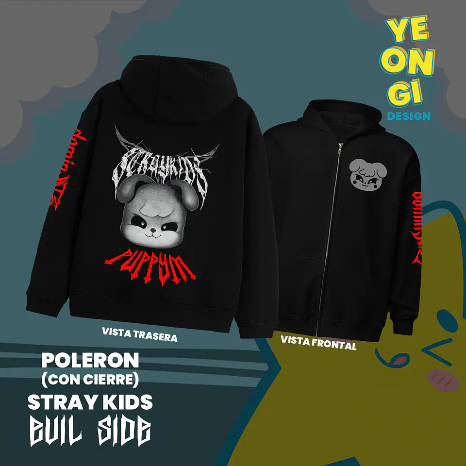 POLERON STRAY KIDS (SKZOO) -  EVIL SIDE 3