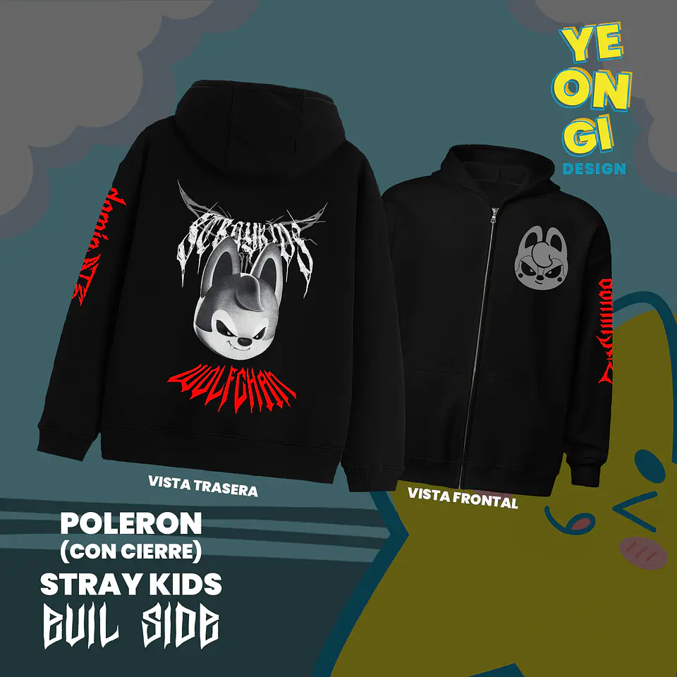 POLERON STRAY KIDS (SKZOO) -  EVIL SIDE 4