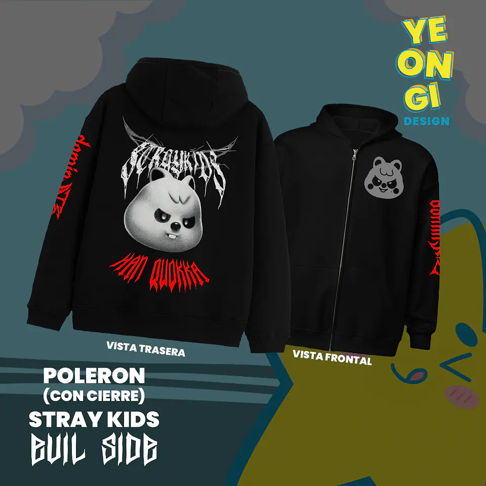 POLERON STRAY KIDS (SKZOO) -  EVIL SIDE 8