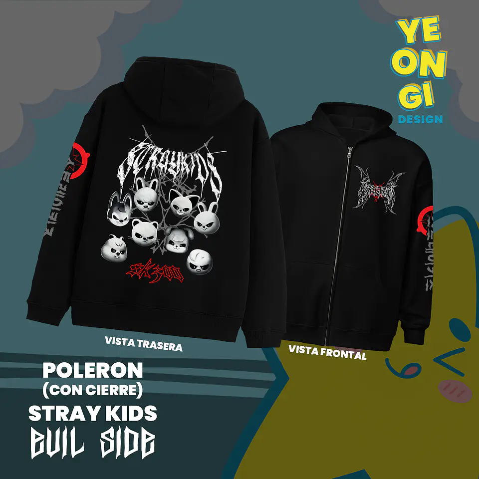 POLERON STRAY KIDS (SKZOO) -  EVIL SIDE 10