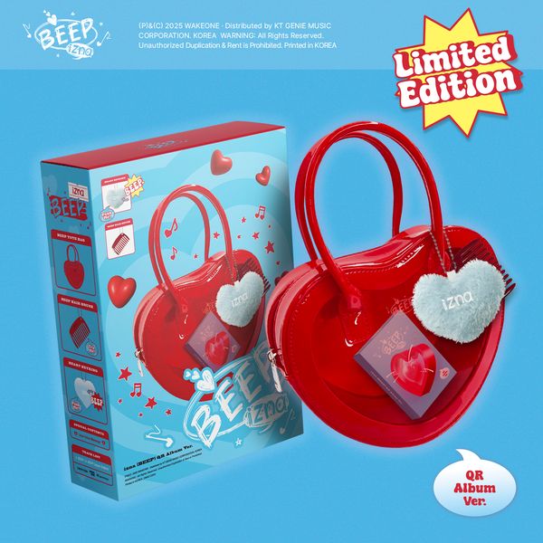 【新品未開封】izna Not Just Pretty BEEP QR 12点 IZNA - BEEP (QR ALBUM Ver.) LIMITED EDITION