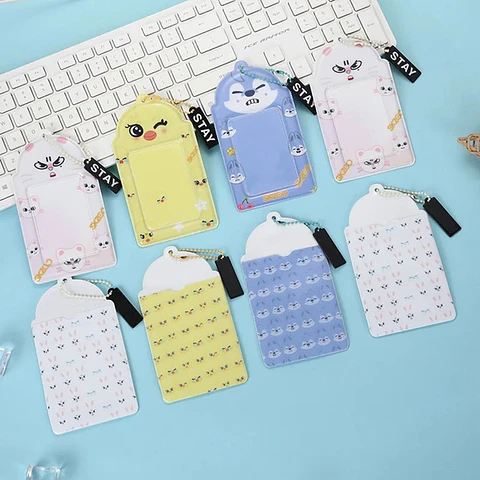 CARD HOLDER STRAY KIDS SKZOO PVC FACES 