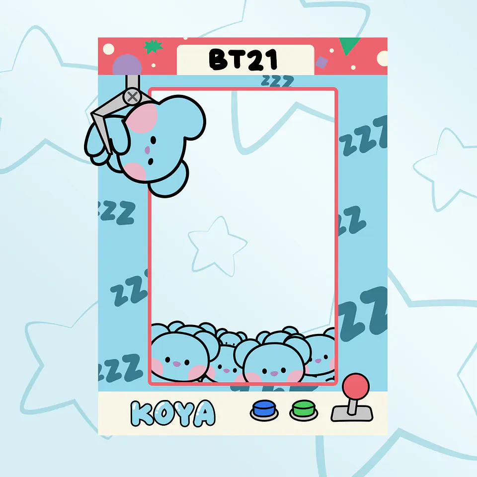 STAND PHOTOCARD FRAME ACRÍLICO BT21 (ALTERNATIVO) 6