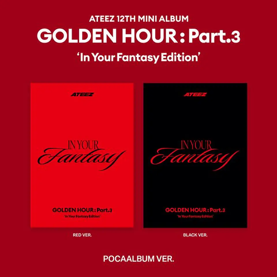 ATEEZ - GOLDEN HOUR : PART 3 ‘IN YOUR FANTASY EDITION’ (POCAALBUM Ver.) RANDOM 1