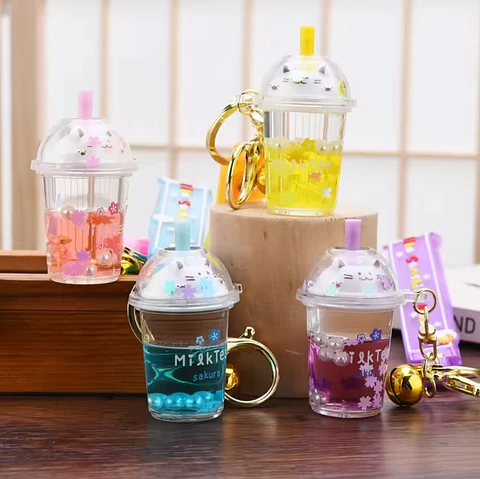 LLAVERO MILKITEA SAKURA CAT