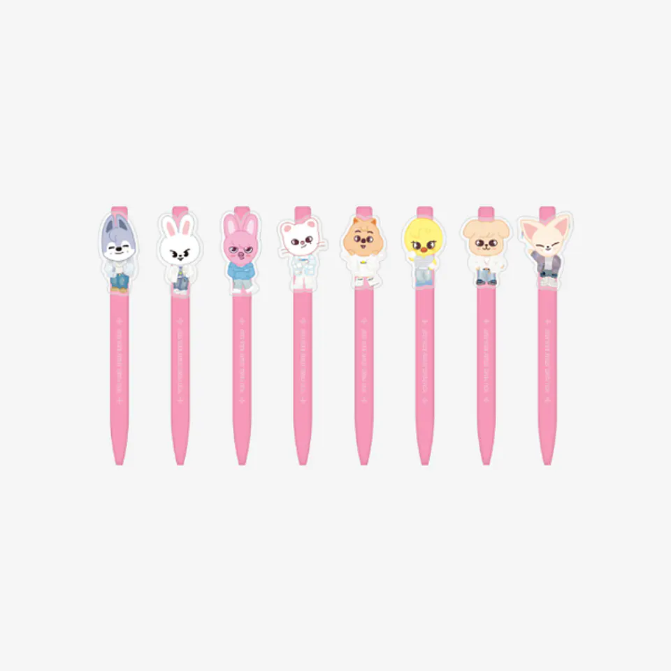 STRAY KIDS - SKZOO OFICIAL 5 CLOCK MD CHARACTER GEL PEN 1