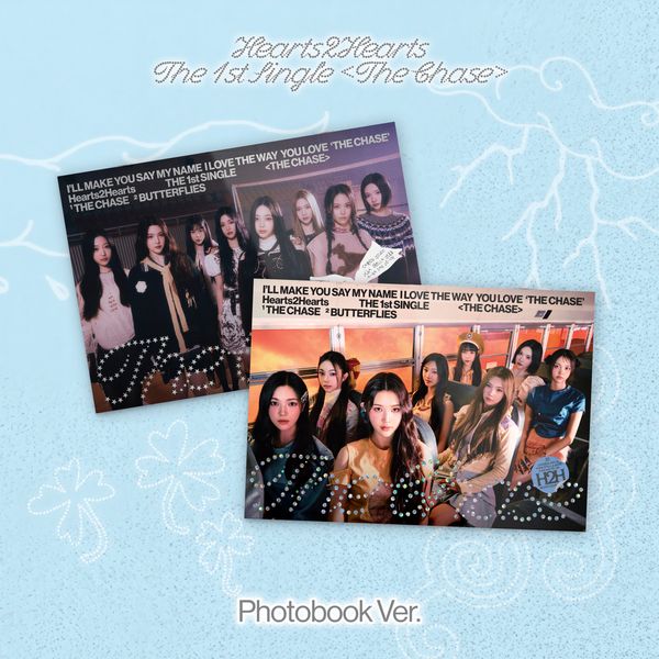 The Chase アルバム1・2と教材セット HEARTS2HEARTS - THE CHASE (PHOTOBOOK Ver.) RANDOM