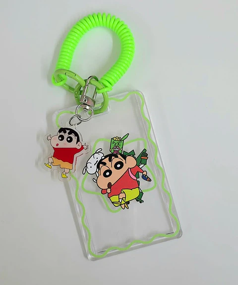 CARD HOLDER "SHINCHAN" - TRANSPARENT