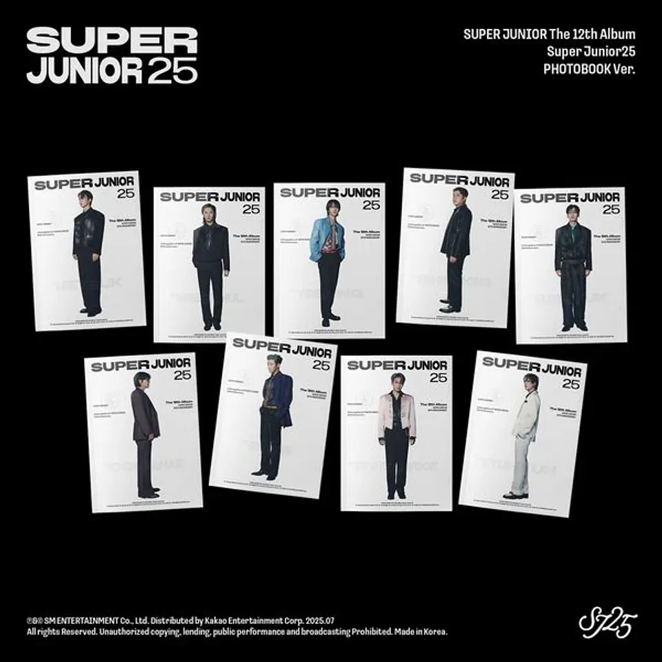 SUPER JUNIOR - SUPER JUNIOR 25 (PHOTOBOOK Ver.) RANDOM 1