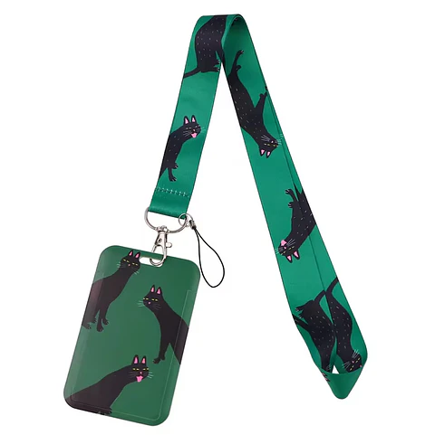 CARD HOLDER + LANYARD CAT