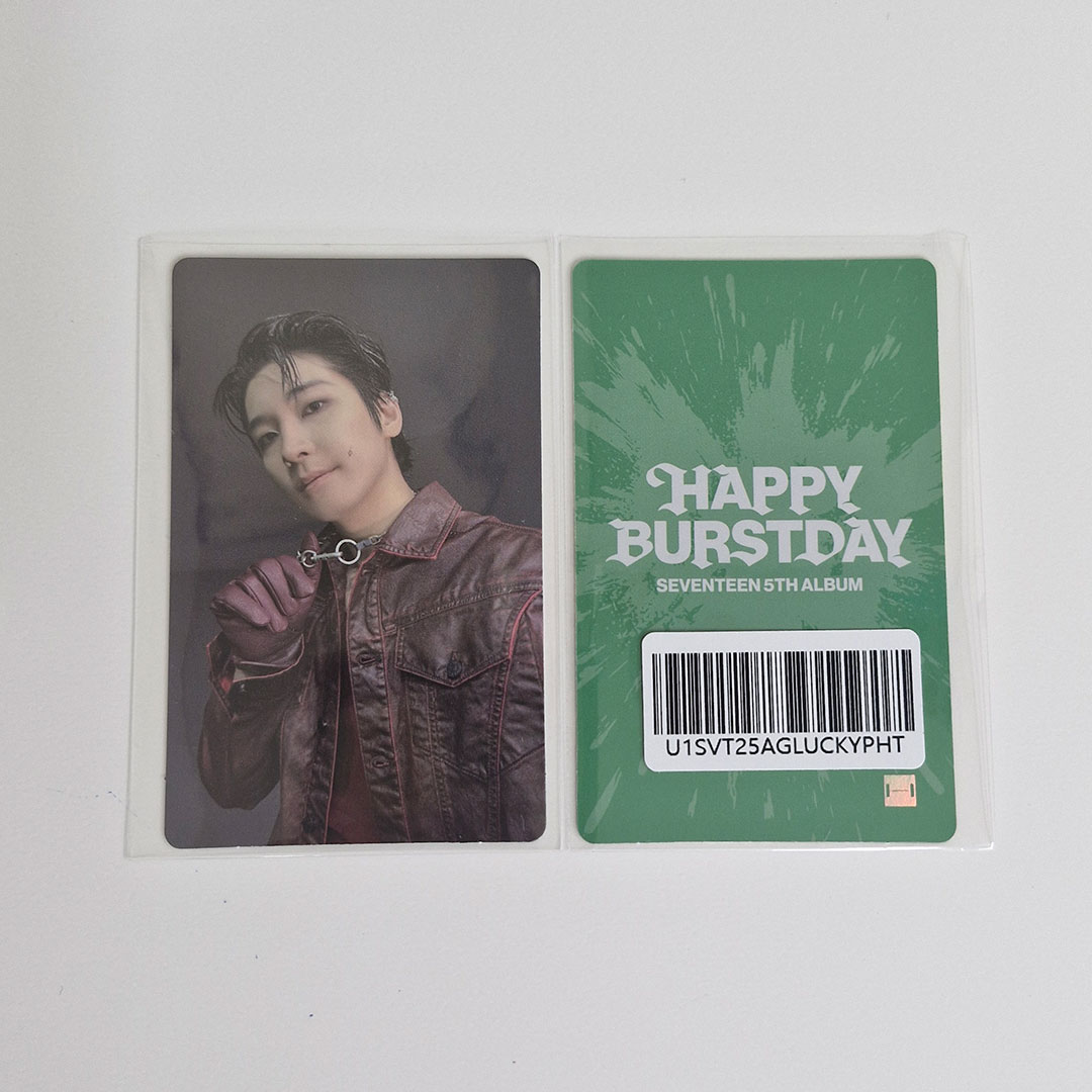 SEVENTEEN - HAPPY BURSTDAY WEVERSE SHOP LUCKY DRAW EVENT