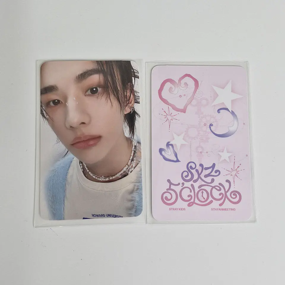 STRAY KIDS - 5TH FANMEETING 5´CLOCK PHOTOCARD 5