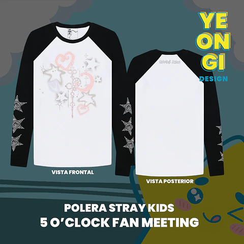 (A PEDIDO) POLERA STRAY KIDS - 5'CLOCK