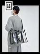 BOLSO TRANSPARENTE TAMAÑO MEDIO - thumbnail 1