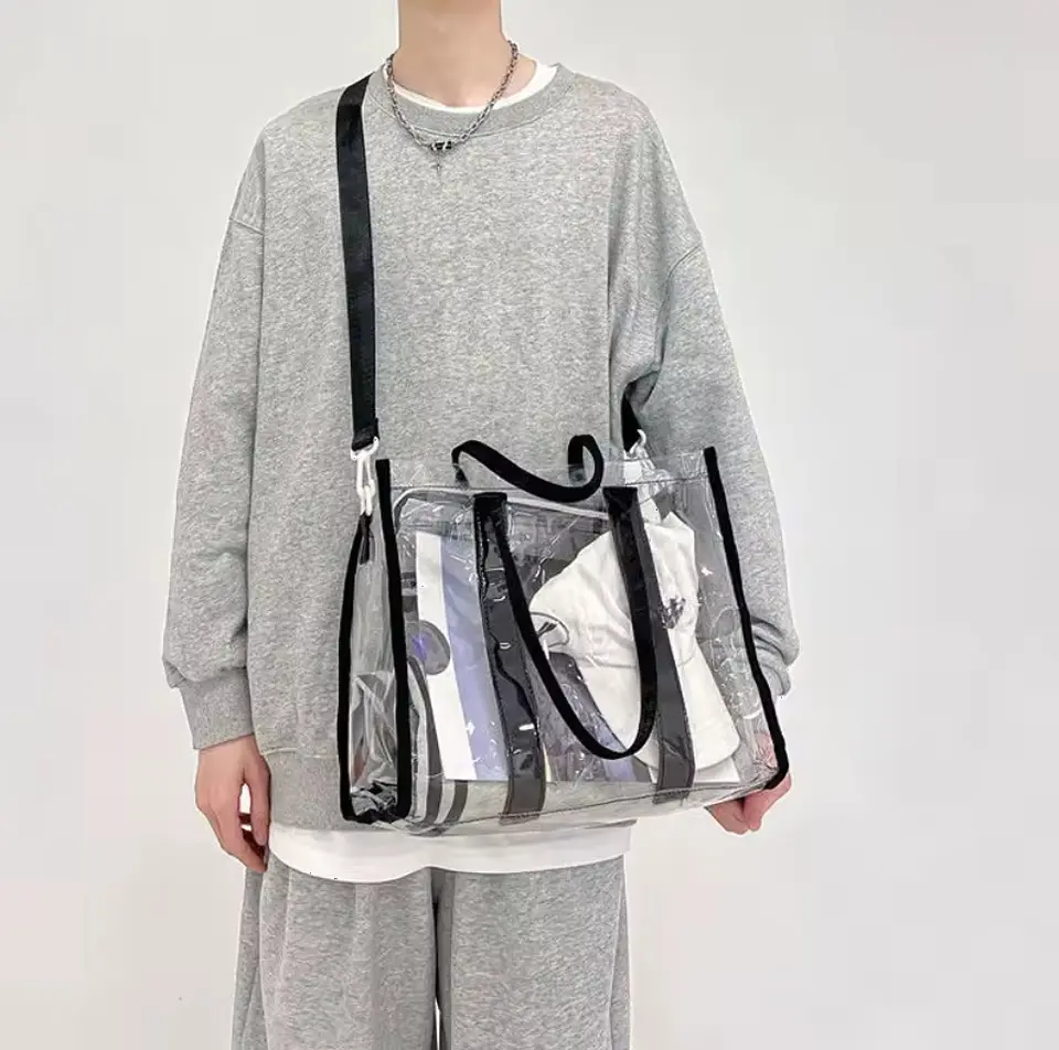 BOLSO TRANSPARENTE TAMAÑO MEDIO 2