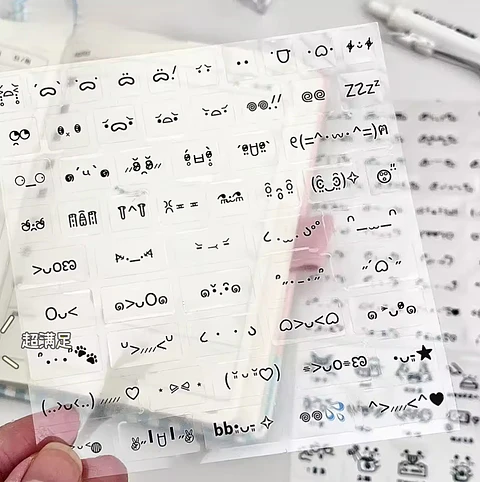 STICKER DECORATIVO "BINTAGE FACES"