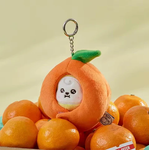 PLUSH KEYRING BT21 "ORANGE" ALTERNATIVO