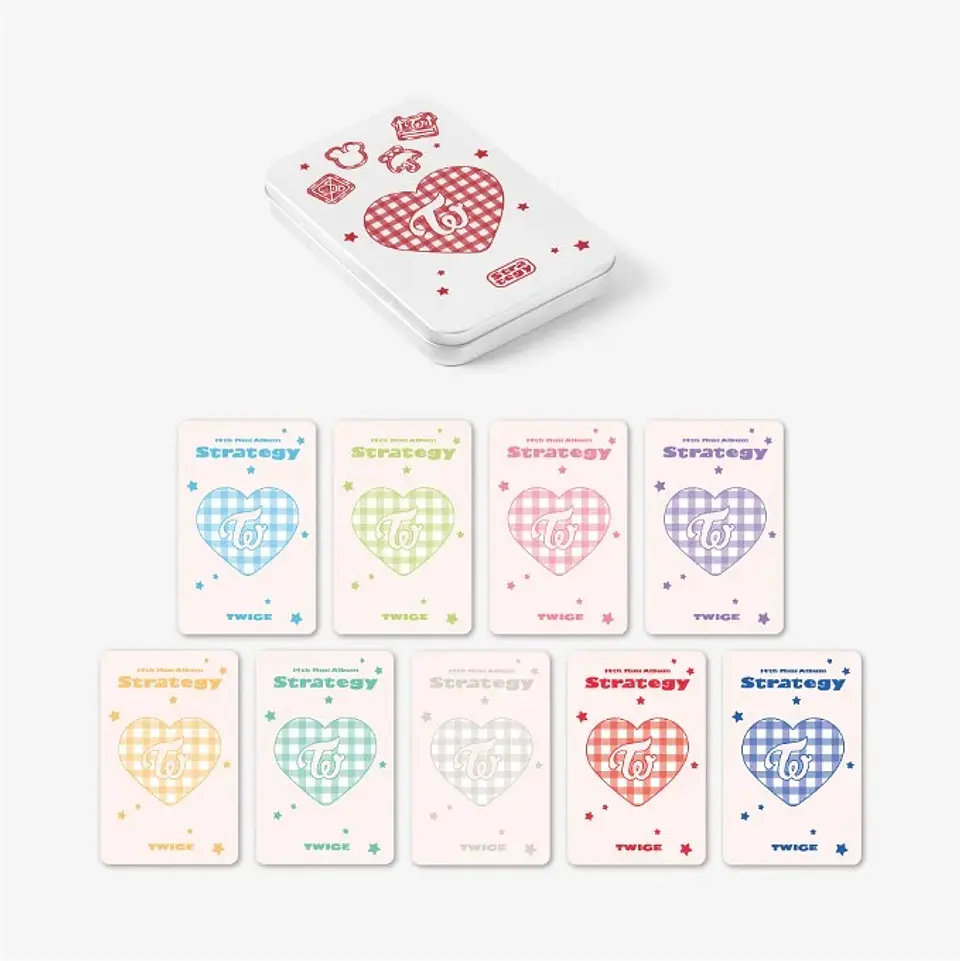 TWICE - TINCASE PHOTOCARD SET STRATEGY 1