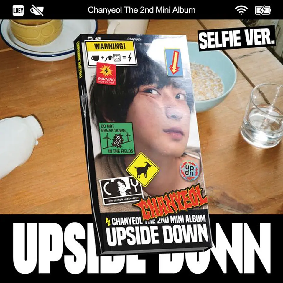 CHANYEOL - UPSIDE DOWN (SELFIE Ver.) SMART ALBUM 1