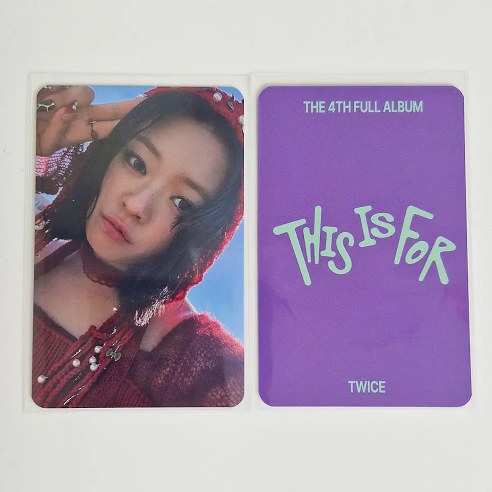 TWICE - THIS IS FOR MUSICPLANT DIGIPACK PHOTOCARD 3