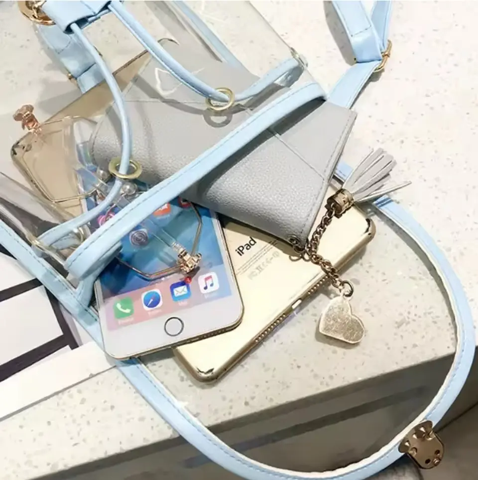 MOCHILA TRANSPARENTE TAMAÑO MEDIANO 2