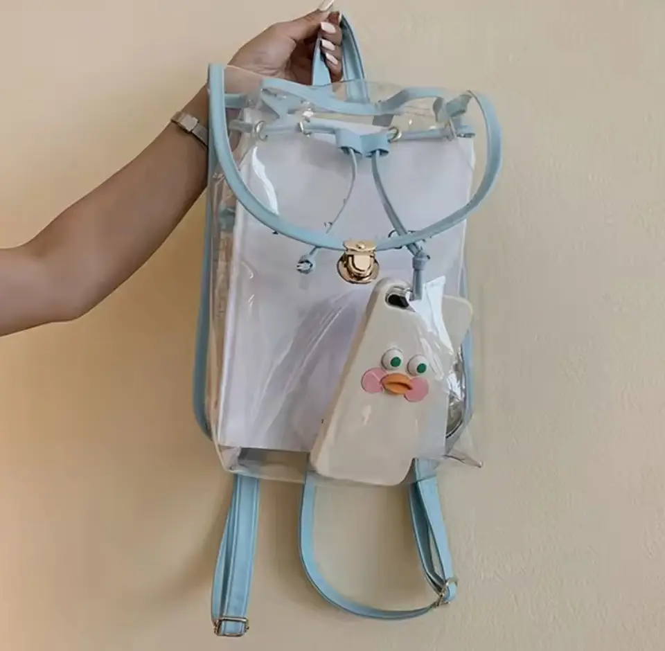 MOCHILA TRANSPARENTE TAMAÑO MEDIANO 4