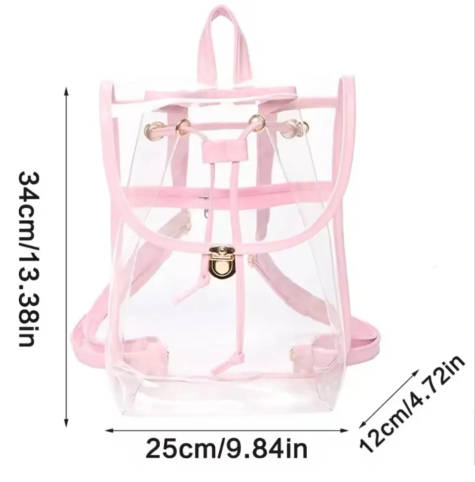 MOCHILA TRANSPARENTE TAMAÑO MEDIANO 5