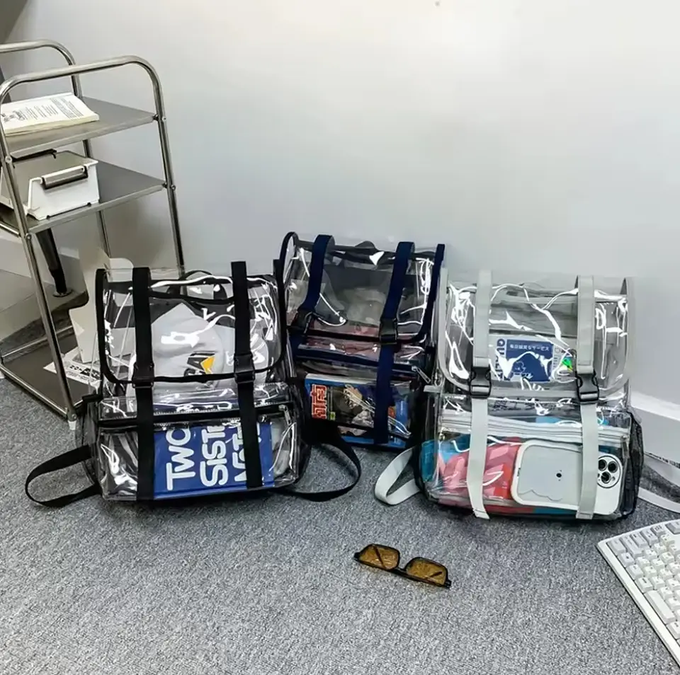 MOCHILA TRANSPARENTE TAMAÑO GRANDE 1