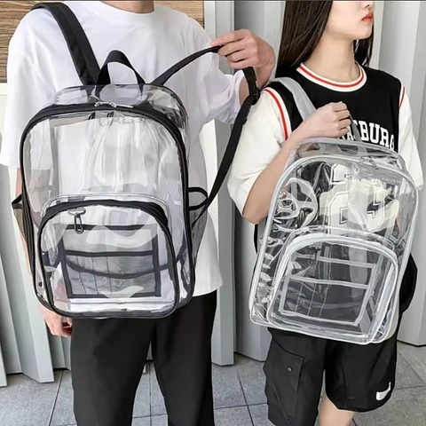 MOCHILA TRANSPARENTE TAMAÑO GRANDE 2