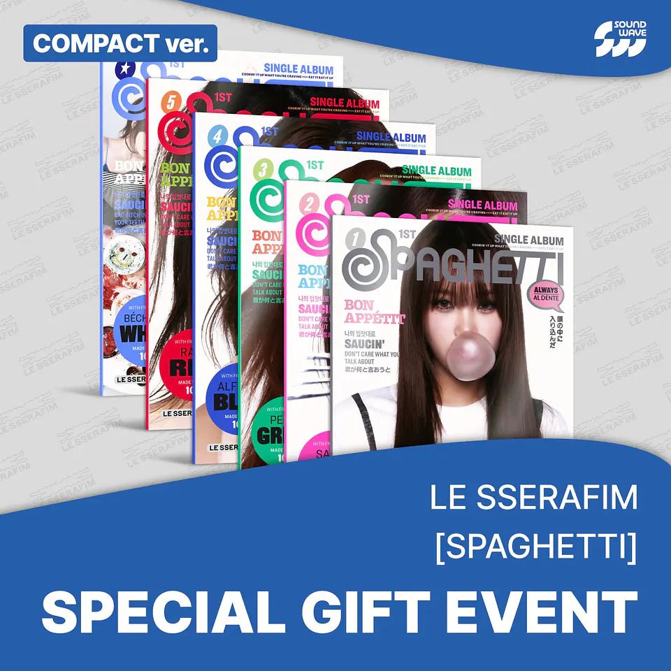 LE SSERAFIM - SPAGHETTI (COMPACT Ver.) 2