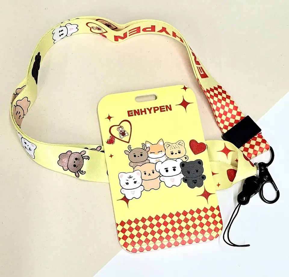 CARD HOLDER + LANYARD K-POP  5