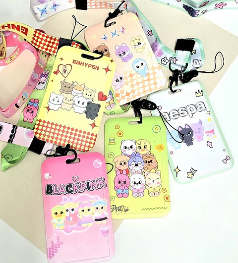 CARD HOLDER + LANYARD K-POP 