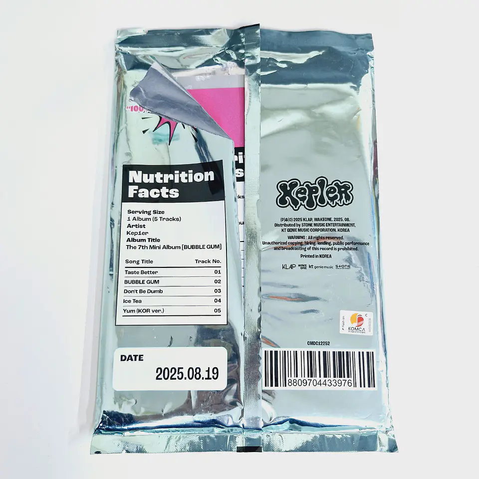 SEGUNDA SELECCIÓN KEP1ER - BUBBLE GUM BUBBLE Ver. 2