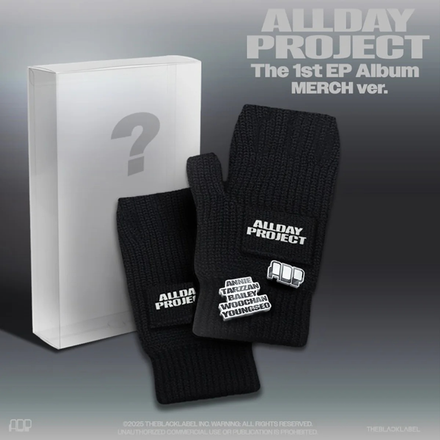 (PRE-VENTA) ALLDAY PROJECT - ALLDAR PROJECT (MERCH Ver. FINGERLESS GLOVES)